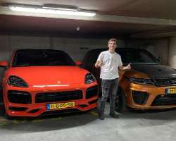 The star is passionate about Range Rover and bought a new model in replacement of his old car.